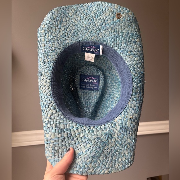 ✪Blue Straw Cowboy Hat✪ - Picture 4 of 5